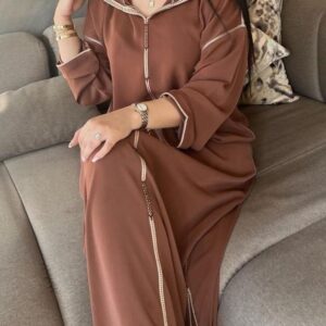 🌸فستان بلمسة ناعمة 🌺مع زين كاتيفا❤️