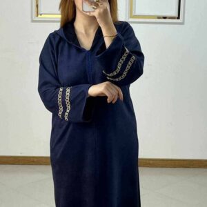 🌸فستان ازرق💙 بلمسة ناعمة 🌺مع زين كاتيفا❤️